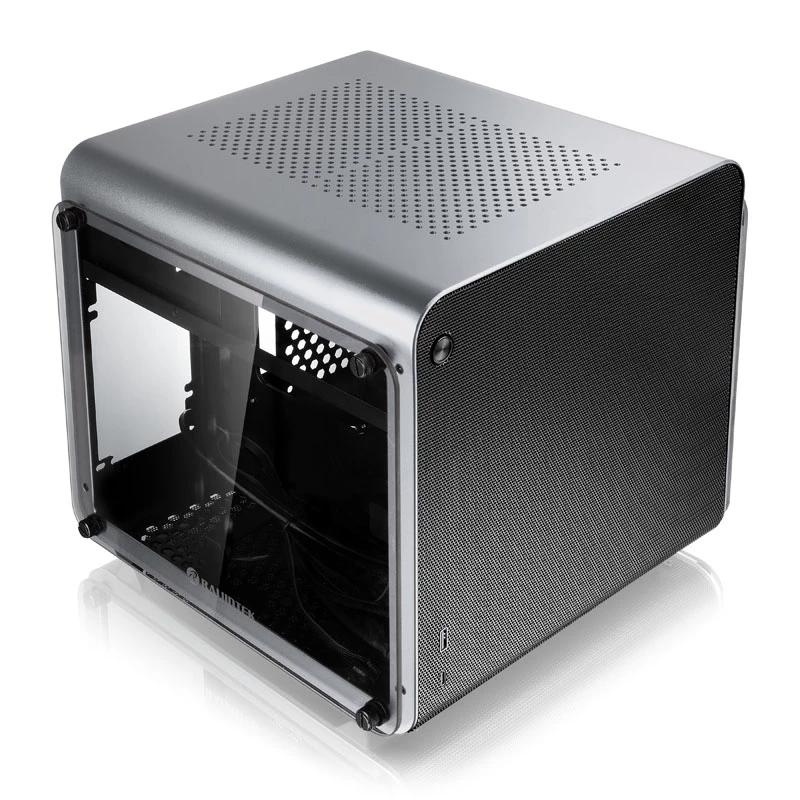 Computer Case Raijintek METIS EVO TG Mini-ITX case, Silver