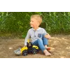 Toy Bulldozer Lena Truxx 2 open box 04512, plastic construction vehicle, push-play, compact size