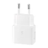 Wall USB-C Charger Samsung EP-T2510 25W White, Universal Indoor Fast Charger with PPS