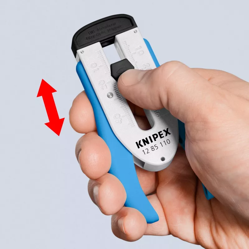 stripping tool 12 85 110 SB for Fibre Optic, stripping/sheath stripping tool (Blue/White)