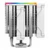 Air cooler DeepCool AK620 Digital SE White — dual 120 mm fans, 6 heat pipes, PWM, LGA 1700 support, built-in display