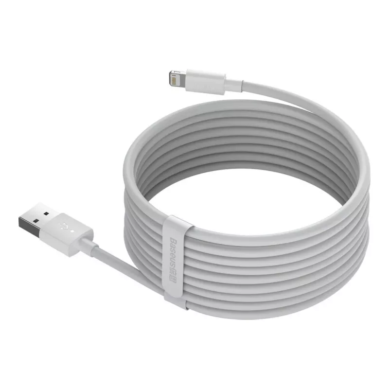 Baseus TZCALZJ-02 mobile phone cable White 1.5 m USB A Lightning