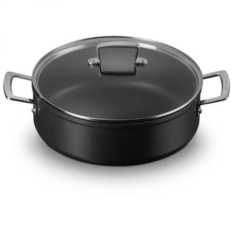 Le Creuset Toughened Non-Stick sauteuse with glass lid 28 cm