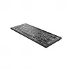 Logickeyboard Universal Bluetooth Keyboard LKB-LPWB-BTPC-DE QWERTZ German Black