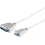 Cable ShiverPeaks 78065-3 9-pin Sub D (DE-9) to 25-pin (DB-25) coupling cable, 3 m