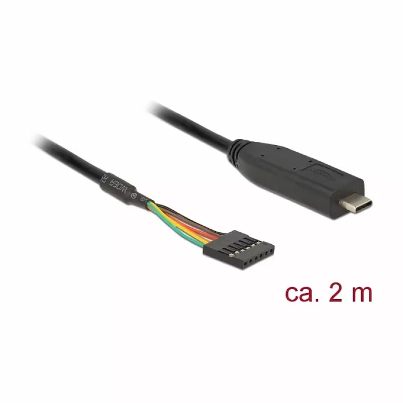 Serial Cable DeLOCK 63947 USB 2.0 Type-C 2m