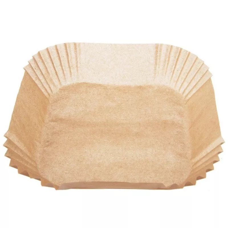 Paper liners for air fryer 20×20 cm, pack 50 — Extralink HOME