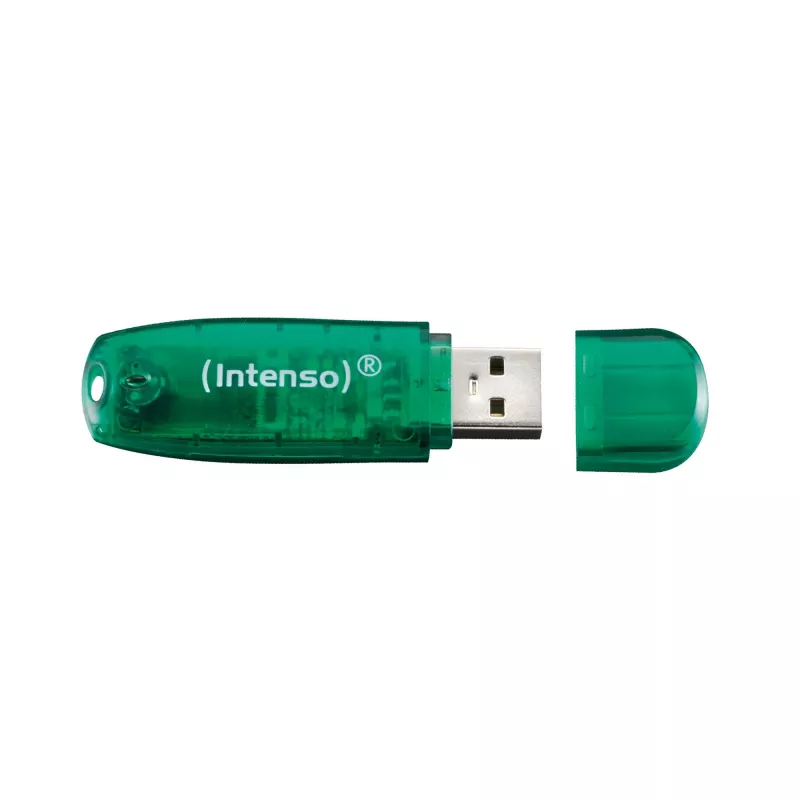 MEMORY DRIVE FLASH USB2 8GB/GREEN 3502460 INTENSO
