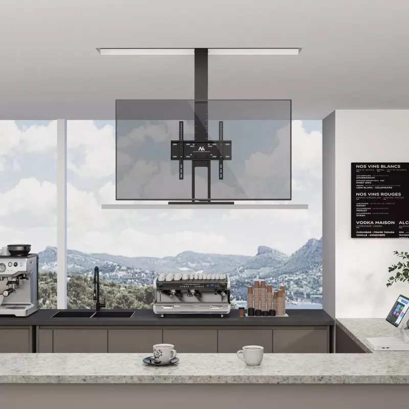 Ceiling TV Mount MACLEAN MC-976 for 32 inch–55 inch screens, VESA up to 400×400, max load 50 kg