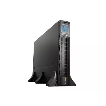 Uninterruptible Power Supply Green Cell UPS15 — Online double-conversion 3 kVA (2700 W), 6 AC outlets, pure sine, LCD, tower, 6×12V/9Ah batteries