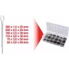 Splint Set ks tools 1000 Pieces 970.0330 — assortment of 1000 retaining/split pins