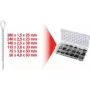 Splint Set ks tools 1000 Pieces 970.0330 — assortment of 1000 retaining/split pins
