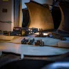 Mounting bracket Asetek SimSports 460×120×5 mm, steel, black