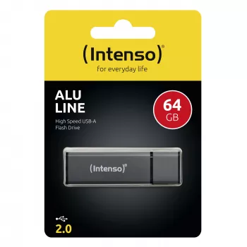MEMORY DRIVE FLASH USB2 64GB/ANTHRACITE 3521491 INTENSO