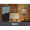 Rechargeable lantern Beper P207ILI102 in Corten finish, portable battery-powered lamp