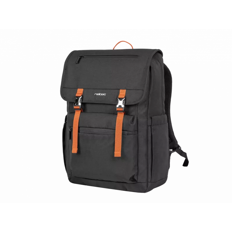 NATEC Niala Ginger Orange 39.6 cm (15.6) Backpack Black