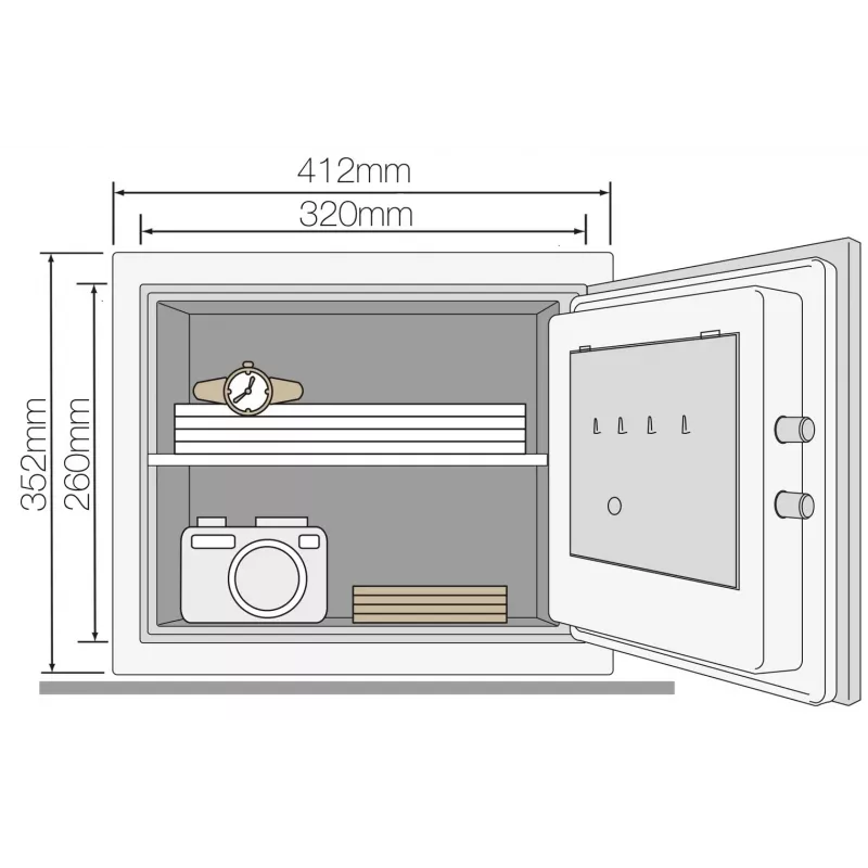 Fireproof safe YFM Home L