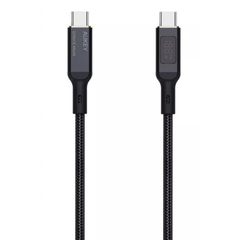 AUKEY CB-MCC102 USB Cable 1.8m USB C Black 480 Gbit/s