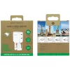 Travel charger World 65W USB-C + USB-A white