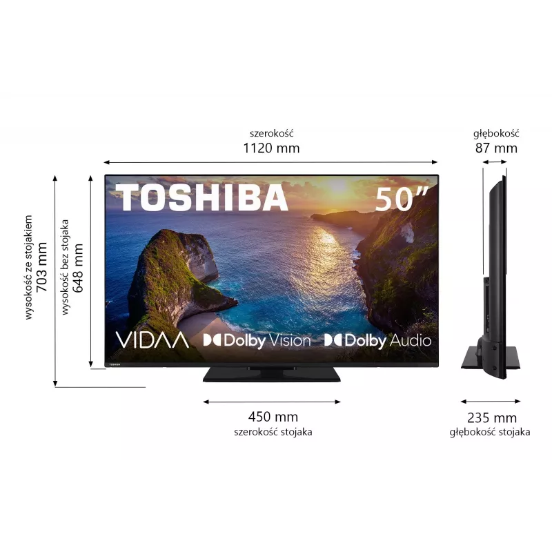 TV LED 50 inches 50UV3463DG