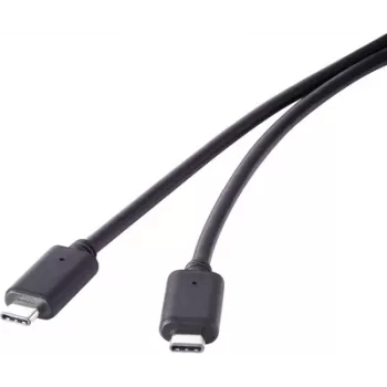 USB 3.1 Gen 2 cable Renkforce 1x USB-C connector 1.50 m Black