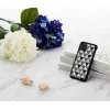 Smartphone case iKins for iPhone 11 Pro Max, black pyramid design, protective hard shell