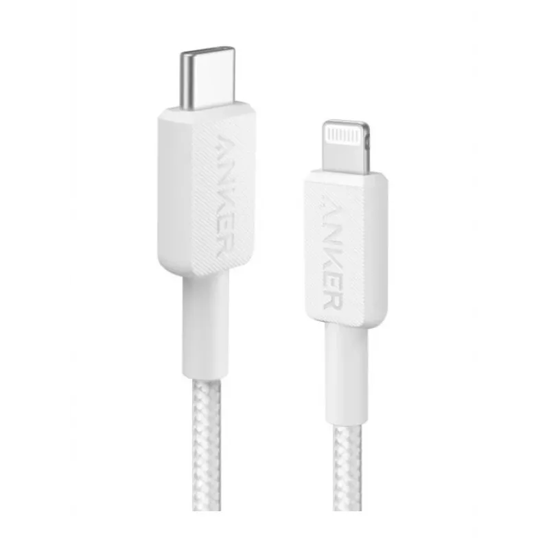 Lightning cable Anker A81B5G21 — 0.9 m, USB‑C to Lightning, White