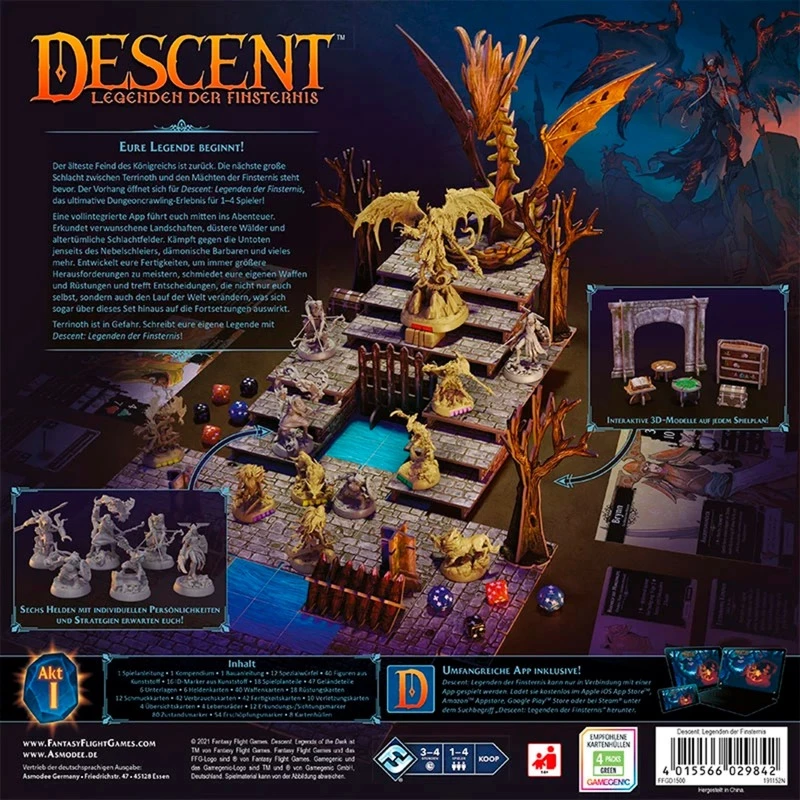 Board game Asmodee FFGD1500 — Role-playing game, recommended age 14+
