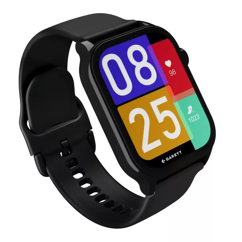 Smartwatch Garett Activity 3 black — basic fitness and notification features