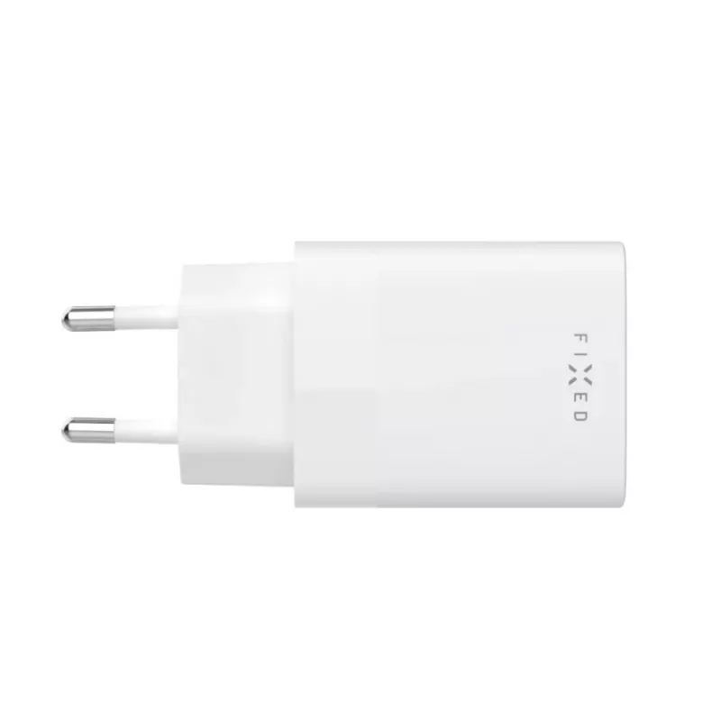 USB-C Travel Charger FIXED FIXC30N-C-WH — 30W compact USB-C power adapter, single-port fast charging