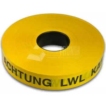 Lightwin Trassen Kabelmarkierungs/Warnband, Yellow, 250m FTTx (Cable MARKIERUNGSBAND)