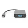 DIGITUS DA-70853 USB-C to VGA Adapter, Full HD 1080p, Black