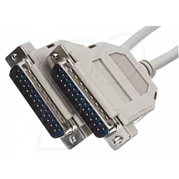 D‑SUB Cable ShiverPeaks 25‑pin Male‑to‑Male, 7 m length