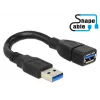 USB Cable DeLOCK 0.15m 2xUSB3.0-A