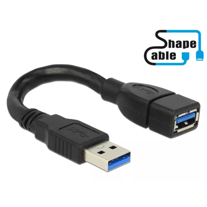 USB Cable DeLOCK 0.15m 2xUSB3.0-A