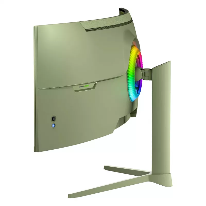 Curved computer monitor Arozzi Nova 49 inch (124.5 cm) Dual QHD 5120×1440 LED VA, 4 ms, Green