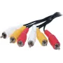 Audio RCA Cable ShiverPeaks 40150-2.5 — 3 RCA connectors, 2.5 m length