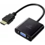 Renkforce RF-4531578 Cable Adapter HDMI VGA - 3.5 mm Black (RF-4531578)