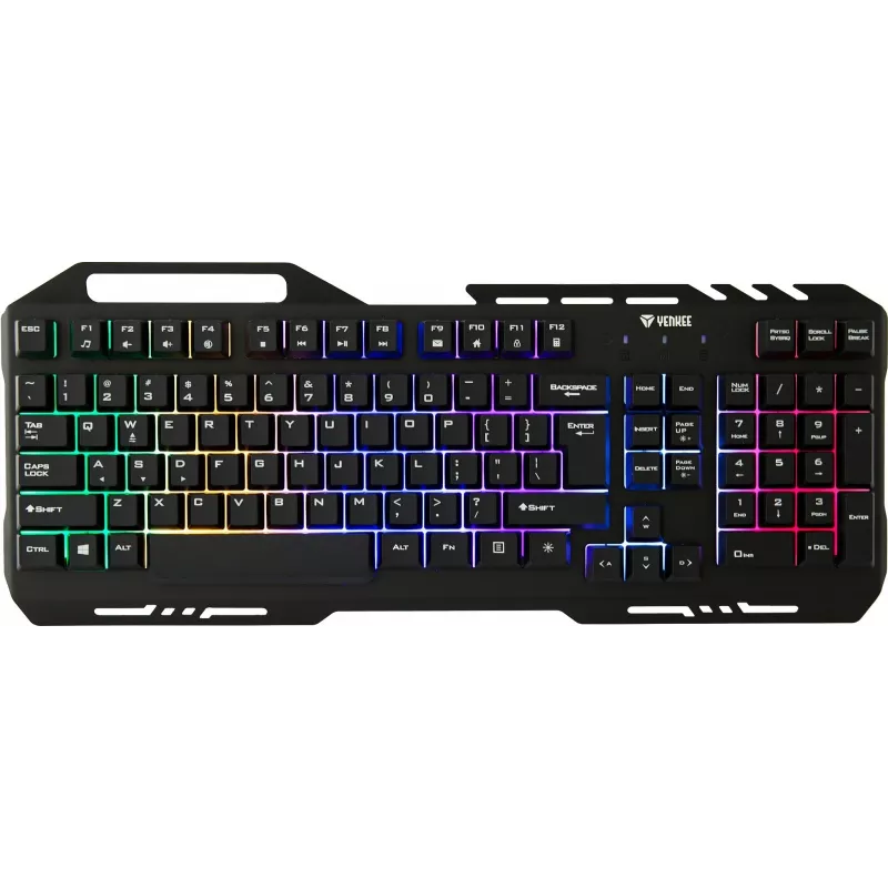 Keyboard YKB 3200 SHADOW metal, LED
