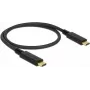 USB Cable DeLOCK 83043 USB 2.0 0.5m USB C Black