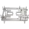 Mini benchtable case Streacom BC1 Mini V2 silver — compact open-frame chassis