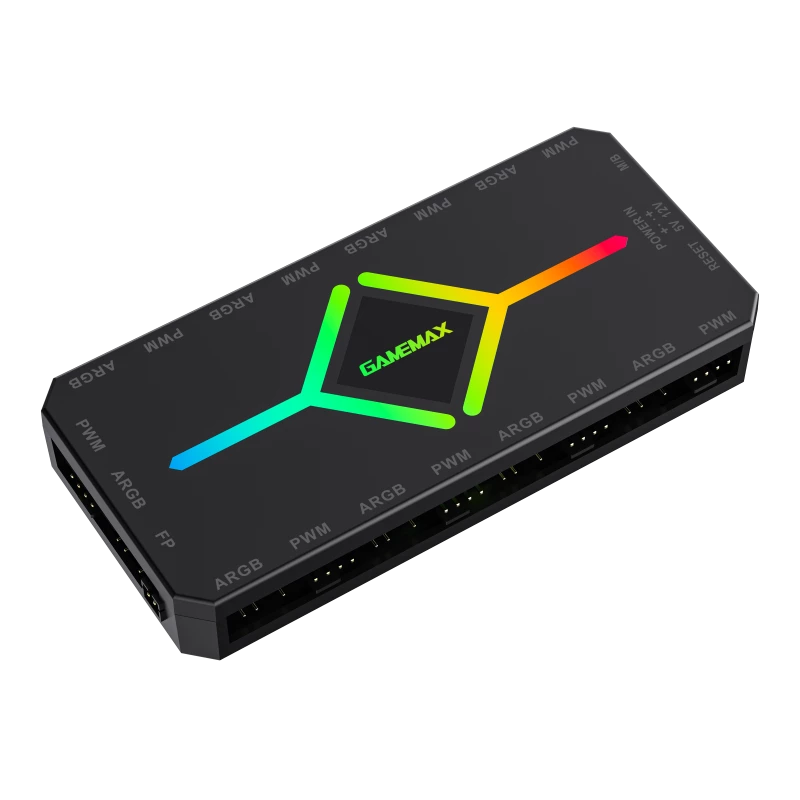 Gamemax | Remoter control | V4.0 ARGB PWM HUB BK | Black | Gamemax