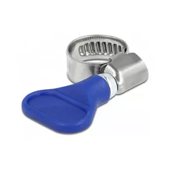 Butterfly Clamp DeLOCK 400 SS 10 - 16 mm 5 pieces blue