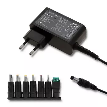 Power Adapter Qoltec 51736 Indoor 30 W Black