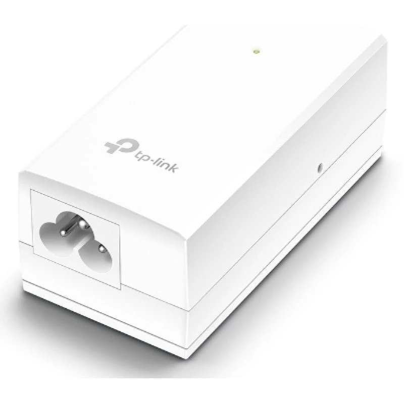 TP-Link 24V Passive PoE Adapter, Gigabit Ethernet, 10,100,1000 Mbit/s, 10/100/1000, Cat3, Cat4, Cat5, Cat5e, Cat6, White, 100 m