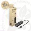 USB Hub CLUB3D USB 3.2 Gen1 Type-A 3 Ports with Gigabit Ethernet