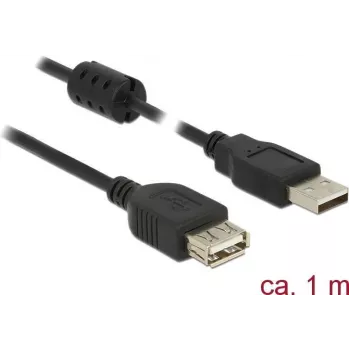 USB cable DeLOCK 84883 USB 2.0 1 m Black