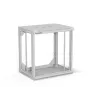 Wall-mount 19 inch cabinet Alantec 12U 600x450 mm, single glass door, removable full rear and side panels, lockable, 4 mounting rails, gray, flat pack