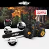 Hand-held battery chain saw MoWox ECS 4062 Li — 62 V lithium-ion, tool-less chain tension (body only, no battery/charger)