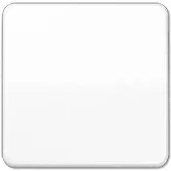 Flush-mount ceiling light cover JUNG CD 590 WW, white, IP44 splash-proof for 4071.02/4071.01 LED